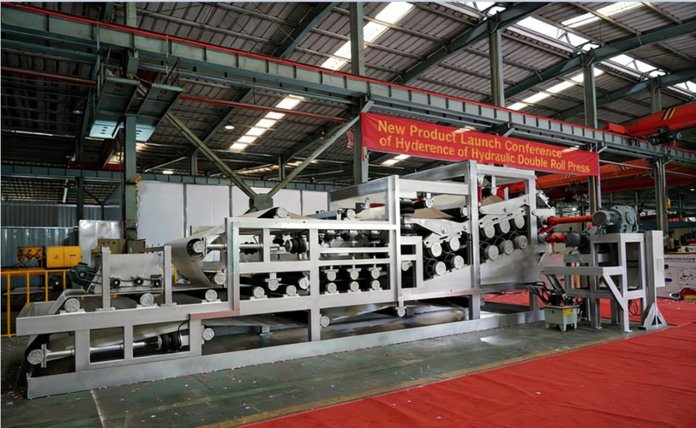 Hydraulic Double-Roller Press